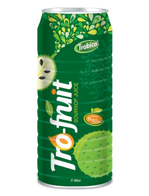 576 Trobico Soursop juice alu can 960ml